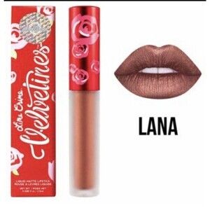 Lime Crime Velvetines Metallic Liquid Matte Lipstick LANA (burnished bronze) NIB
